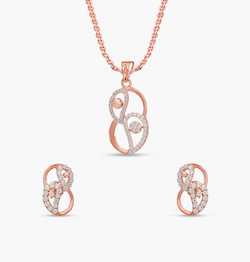 The Peace Depicting Pendant Set
